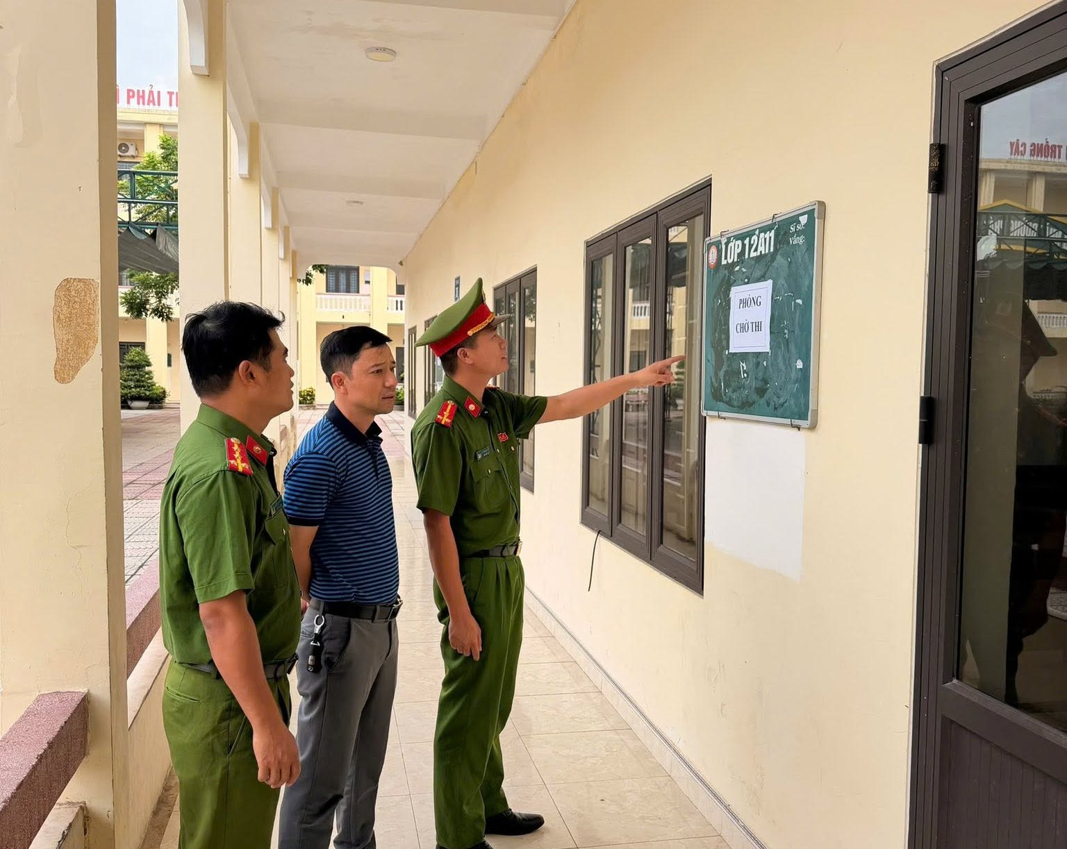 Công an xã Kiến Hải: Triển khai toàn diện công tác bảo đảm an ninh trật tự Kỳ thi tốt nghiệp THPT năm 2026